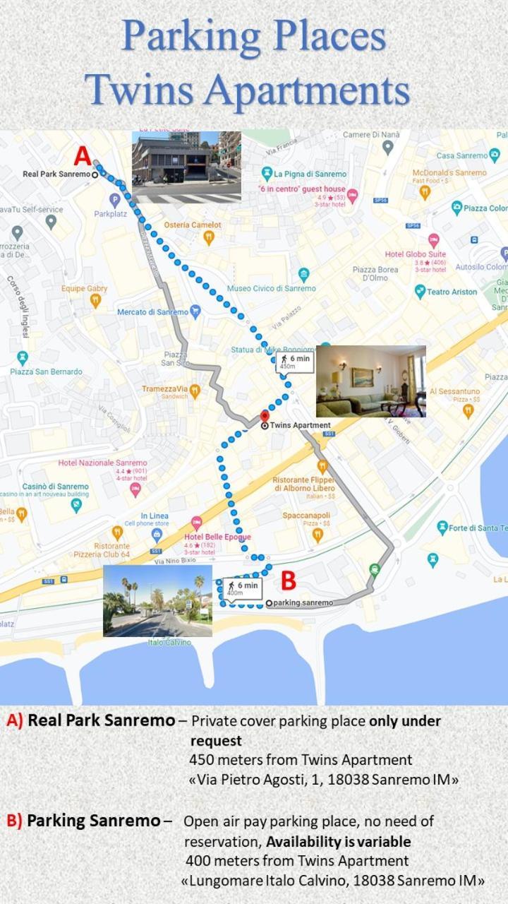 Twins Apartments San Remo Exterior foto
